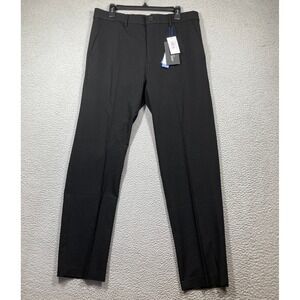 Report Collection Dress Pants Mens 36x32 NEW Black Modern Fit 4-Way Stretch New